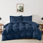 Truly Soft Cloud Puffer Pem America CS5545BLTX-1500 juego de edredón Twin XL azul 2 piezas