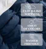 Truly Soft Cloud Puffer Pem America CS5545BLTX-1500 juego de edredón Twin XL azul 2 piezas