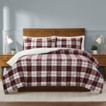 Juego de edredón de cuadros Cuddle Warmth Marlon Plaid Truly Soft Pem America CS3142MPTX-1500 tamaño Twin XL