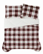 Juego de edredón de cuadros Cuddle Warmth Marlon Plaid Truly Soft Pem America CS3142MPTX-1500 tamaño Twin XL