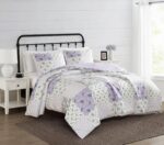 Juego de edredón patchwork Cannon Elissa Pem America CS4278KG-1500 tamaño King 3 piezas ropa de cama