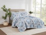 Juego de Edredón Full Queen Truly Soft Lars Plaid Pem America QS6627FQ-2600 3 piezas
