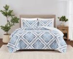 Juego de Edredón Full Queen Truly Soft Lars Plaid Pem America QS6627FQ-2600 3 piezas