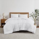 Edredón alternativo de plumón London Fog Pem America CF6722WTTW-1600 blanco ultrasuave tamaño individual
