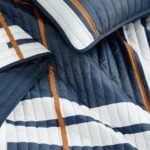 Juego de edredon Henry Plaid Pem America QS6626FQ-2600 3 piezas matrimonial queen TRULY SOFT