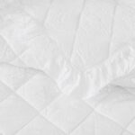 Juego de quilt 2 piezas Truly Soft Pem America QS6560WTTX-2600 Crinkle Ruffle blanco Twin TXL con funda de almohada