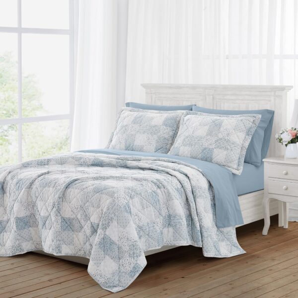 Juego de edredon Bohemian Rhapsody Pem America QS6631TX-2300 2 piezas individual XL The Farmhouse by Rachel Ashwell