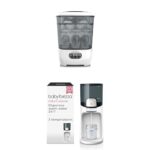 Bundle of Baby Brezza Bottle Sterilizer and Dryer Advanced – Largest Capacity Steam Sanitizer + Instant Baby Bottle Make