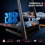 Caminadora Portatil BMJX US con asa 8.7 MPH inclinacion automatica 15 porciento capacidad 350 libras sensor de frecuenci