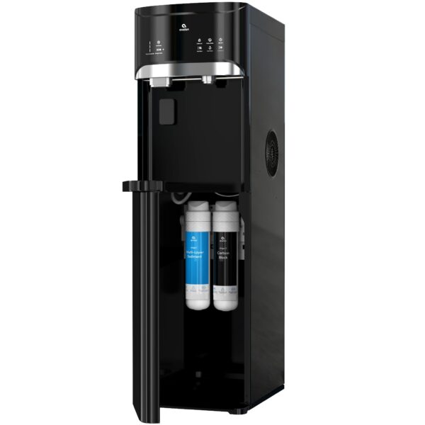 Dispensador de agua sin garrafón enfriador con fábrica de hielo de bala Avalon A21-B doble filtración NSF 3 temperaturas
