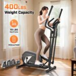 Máquina Elíptica para Hogar ANCHEER Sistema Magnético Silencioso 14 Niveles de Resistencia Zancada 38 cm Capacidad 181 k