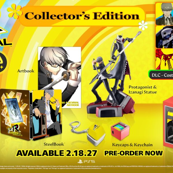 Persona 4 Revival Edicion Coleccionista PlayStation 5 Sega RPG por turnos Midnight Channel