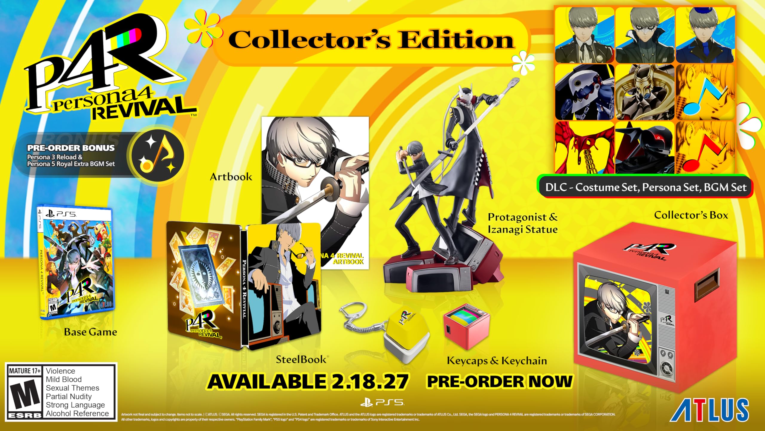 Version 1.0.0 Persona 4 Revival Edicion Coleccionista PlayStation 5 Sega RPG por turnos Midnight Channel