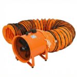 Ventilador Extractor Industrial IDEALHOUSE 16 Pulgadas 3500 CFM, con Manguera Flexible 10m, 2 Velocidades, 580W, para Ta