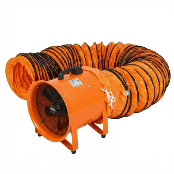 Ventilador Extractor Industrial IDEALHOUSE 16 Pulgadas 3500 CFM, con Manguera Flexible 10m, 2 Velocidades, 580W, para Ta