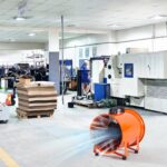 Ventilador Extractor Industrial IDEALHOUSE 16 Pulgadas 3500 CFM, con Manguera Flexible 10m, 2 Velocidades, 580W, para Ta
