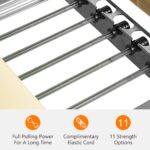 77.9" Foldable Pilates Reformer Machine for Home Gym, Up to 330.5 LBS Capacity, Pilates Equipment with 11 Resistance Lev
