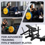 Hip Thrust Machine, Plate-Loaded Glute Bridge Machine, Heavy Duty Glute Builder for Home Gym,Butt Shaping and Building G