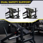 Hip Thrust Machine, Plate-Loaded Glute Bridge Machine, Heavy Duty Glute Builder for Home Gym,Butt Shaping and Building G