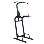 Body-Solid Best Fitness (BFVK10) Vertical Knee Raise, Compact Dip Station and Pull Up Bar Machine for Home Gym, Strength