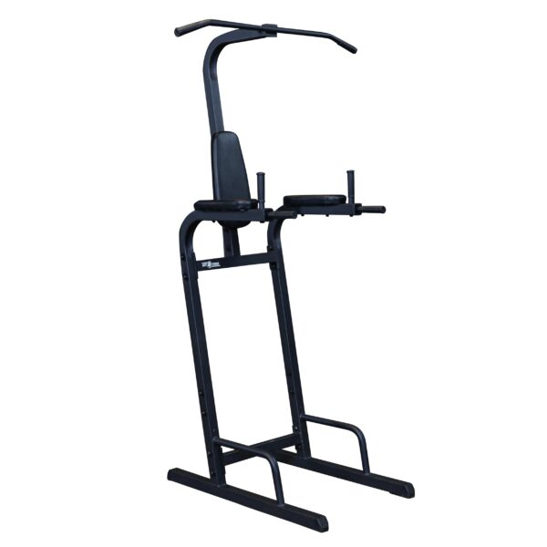 Body-Solid Best Fitness (BFVK10) Vertical Knee Raise, Compact Dip Station and Pull Up Bar Machine for Home Gym, Strength