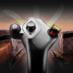 Mango Grip Add On Thrustmaster Airbus réplica 1:1 sidestick 5 botones 4 ejes sensor HEART PC Windows 10/11