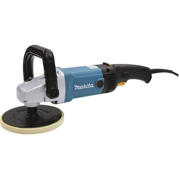 Makita 9227C Pulidora húmeda electrónica de piedra con gancho y bucle, 7 pulgadas