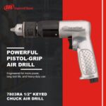 Ingersoll-Rand - Taladro neumático 7803RA reversible de 1/2 pulgada, para trabajo pesado.