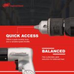 Ingersoll-Rand - Taladro neumático 7803RA reversible de 1/2 pulgada, para trabajo pesado.