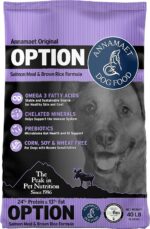 Alimento Seco para Perros Annamaet Original Option Formula Salmón y Cordero 24% Proteína Bolsa 40 Libras