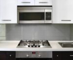 Sharp microondas de convección para instalar sobre la estufa, de 850 W, de 1.1 pies cúbicos de capacidad, Acero inoxidab
