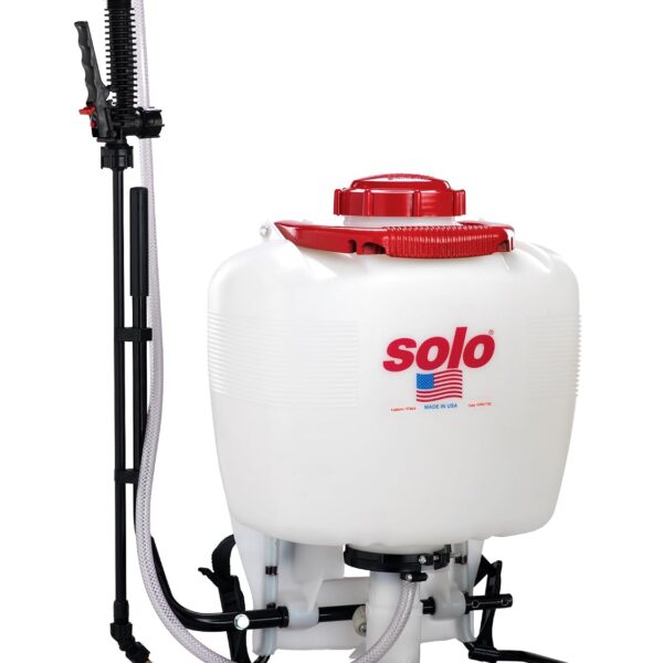 Pulverizador de Mochila Solo 425 DLX 4 Galones Bomba de Pistón 90 psi Correas Acolchadas