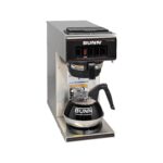 Bunn BUNN VP17-1, 12 tazas de perfil de perfil bajo, máquina de café comercial, 1 más cálido, 13300.0001