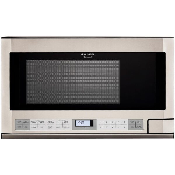 Microondas Sharp de 1100 W, 1 1/2 ft³ de capacidad, Stainless