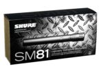 Shure SM81-LC, micrófono de condensador cardioide