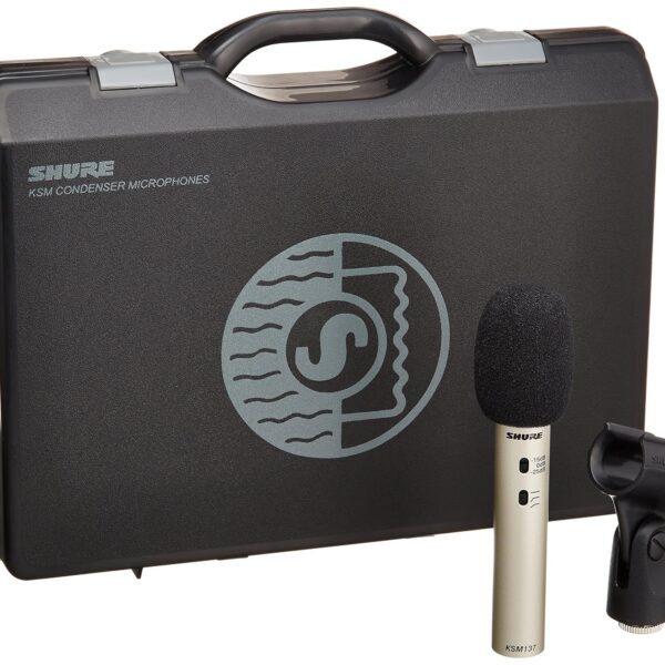 Shure KSM 137/SL Micrófono de condensador cardioide de dirección final, champán