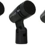 Sennheiser Pro Audio E604 Kit de micrófono de instrumento cardioide dinámico, paquete de 3