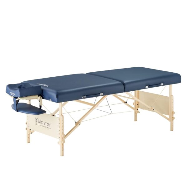 Mesa de Masaje Portátil Master Massage Coronado Paquete Pro Altura Ajustable 24 a 34 Pulgadas Capacidad 750 Libras Espum
