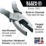 Klein Tools Juego de herramientas para electricista 5300, incluye 4 destornilladores, 4 alicates, cinta métrica, pelacab