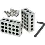 TESA Brown & Sharpe 599-750-10 Juego de bloques 1-2-3, 23 agujeros