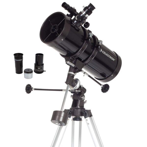 Celestron - PowerSeeker 127EQ Telescopio - Telescopio ecuatorial alemán manual para principiantes - Compacto y portátil