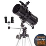 Celestron - PowerSeeker 127EQ Telescopio - Telescopio ecuatorial alemán manual para principiantes - Compacto y portátil