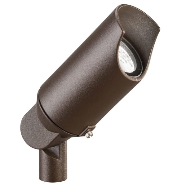 Luz de Acento Kichler 15398AZT 1 Luz 12V Bronce Arquitectónico Texturizado para MR11