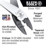 Klein Tools El kit de herramientas manuales 80141 incluye alicates, destornilladores, destornilladores, destornilladores