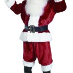 Traje de Papá Noel Rubies Deluxe Imperial Carmesí Talla Única Modelo 2393
