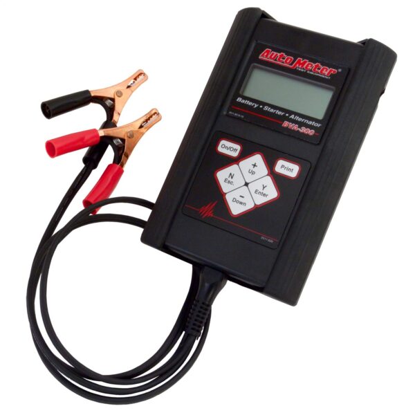 Probador de Batería y Sistema Eléctrico Auto Meter BVA-300 Carga 40 Amperios Portátil