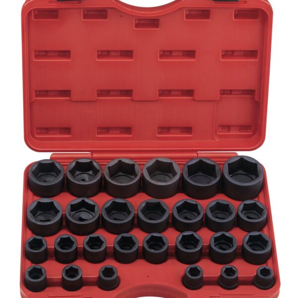 Juego de Llaves de Impacto Genius Tools IS-627S 27 Piezas Dr 3/4 Pulgadas SAE Cromo Molibdeno