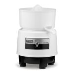 Waring Commercial BJ120C Exprimidor Compacto de Cítricos, 120V, Enchufe 5-15P, Blanco, 34 Onzas