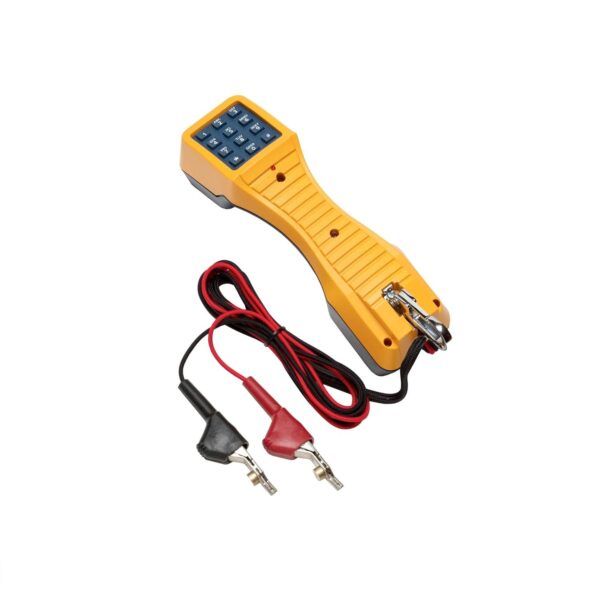 Equipo de comprobación telefónica TS19 de Fluke Networks, amarillo y gris, 1