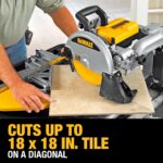 DEWALT Sierra para baldosas húmedas con soporte, 10 pulgadas, con cable (D24000S)
